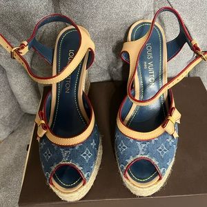 Louis Vuitton Denim Espadrilles
